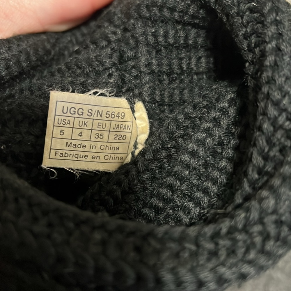 Ugg black tall Bailey button sweater boots - Picture 11 of 11